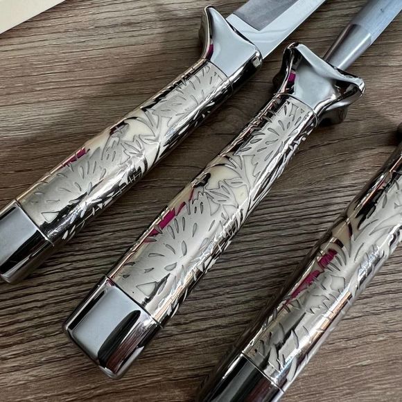 Vintage Carving set Carvel Hall by Bridell USA 3 Piece Cutlery Set - Picture 12 of 12